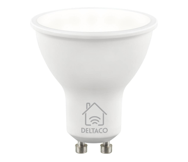 Deltaco SMART H LED lamp GU10 WiFI 2.4GHz 5W 470lm Dim 2700K6500K - 1308501 - zdjęcie